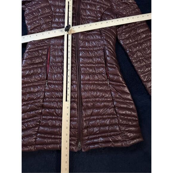 Patagonia Women’s Fiona Down Puffer Maroon Sz Small B27 - Picture 11 of 15